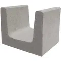 Beton U-Stein Grau 40 cm x 50 cm x 40 cm