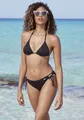 Triangel-Bikini "Romance", mit modischer Struktur, Gr. 34 - Cup C/D, schwarz Cup C/D