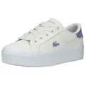 Lacoste lacoste Sneaker Leder Plateausneaker lila|weiß 40 EU