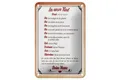 Blechschild Spruch 12x18cm Kind denk immer daran deine Mama Deko Schild