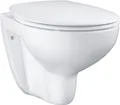 GROHE Bau Keramik WC Set Wand-Tiefspül WC-Sitz mit Absenkautomatik spülrandlos