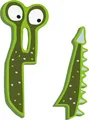 ABC Buchstaben Monster Clooney - 12084 Kinderzimmer Türbuchstaben Türschild Holz