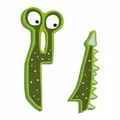 small foot design ABC Buchstaben Monster Clooney