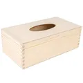 Creative Deco Kosmetiktücherbox Holz Taschentuchbox | 25,5 x 13,5 x 9 cm | Kosmetiktücher-Box Taschentuch-Box für Taschentücher | Tücherbox Kosmetiktuch-Spender für Decoupage