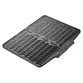 SOTECH Abtropfmatte Schwarz 396 x 327 x 12 mm – Spülbeckenmatte, Geschirrmatte, Abtropfgitter für die Küche