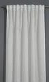 Sehlbach Fertiggardine mit Gardinenband, Stickerei, Weiß, 135 x 245 cm Gardinen, Elegante Stickerei, Lichtdurchlässiger Stoff, Öko-Tex Zertifiziert, Kürzungsband Inklusive