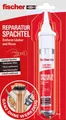 fischer REPARATUR SPACHTEL fertige Spachtelmasse Löcher Risse Holz Beton 70 ml