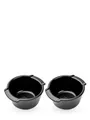 2er-Set Auflaufförmchen aus Keramik 200 ml, satinschwarz