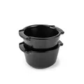 PEUGEOT 2er Set Mini Auflaufform APOLLIA 11cm Satinschwarz Backofen Dessertform