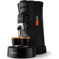Philips Senseo® Select Kaffee Pad Maschine, 3 Kaffeespezialitäten, Kaffeestärkewahl Plus, Crema Plus, Schwarz (CSA240/20) - Schwarz
