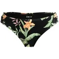 Bikini-Hose ROXY "Pt Beach Classics", Damen, Gr. M, US-Größen, schwarz, [Hauptstoff] 85% Polyester, 15% Elasthan, Badehosen