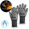 STAHLWERK Hitzebeständige Handschuhe bis 800°C EN 407:2004 aus ARAMID-Gewebe