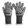 STAHLWERK Hitzebeständige Handschuhe bis 800°C EN 407:2004 Feuerfeste Hitzeschutzhandschuhe | Thermohandschuhe | Arbeitshandschuhe aus robustem ARAMID-Gewebe