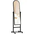 CLP Standspiegel, Schwarz, Holz, 39x151x39 cm, Spiegel, Standspiegel