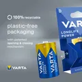 1x2 Varta Longlife Power Mono D LR 20