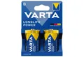 VARTA 2 Alkali-Batterien, Größe D / R20, 1,5V Batterie