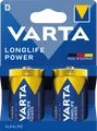 VAR LLP D 2X - Longlife Power, Alkaline Batterie, D (Mono), 2er-Pack