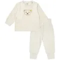 Steiff Anzug Unisex Strampler Baumwolle (Set, Anzug Set) beige 86