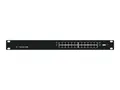 Ubiquiti EdgeSwitch 24 Rackmount Gigabit Managed Switch, 24x RJ-45, 2x SFP, 250W PoE+