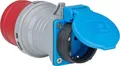 Brennstuhl CEE Adapter IP44 (Stecker: CEE 400V/16A, Steckdose 230V/16A), grau, b