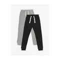 Minymo Basic 36 -sweat Pant (2-pack) dunkel grau (193) 98