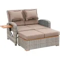 Greemotion Gartensofa Bahia Style 2-tlg.Taupe FSC®