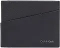 Calvin Klein Herren DIAGONAL Bifold 6CC W/Bill K50K510595 Geldbörsen, Schwarz (Ck Black)