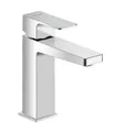 Duravit Manhattan Waschtischarmatur, Größe M (Auslauf Höhe 116 mm), wassersparende Waschbecken Armatur (MinusFlow), Wasserhahn Bad mit Zugstangen-Ablaufgarnitur, Armatur Waschbecken, Chrom