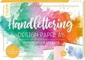 Handlettering Design Paper Block Watercolor-Effek... | Buch | Zustand akzeptabel