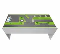 STIKKIPIX Möbelfolie DSWT07 Aufkleber passend für den DUNDRA-Tisch von IKEA (Möbel nicht inklusive) (1, Flughafen)