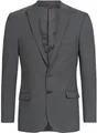 Greiff Corporate Sakko Herren Modern WITH 37.5® Schwarz PINPOINT 42