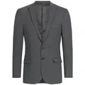 GREIFF Sakko Greiff Corporate Sakko Herren Modern WITH 37.5® Schwarz PINPOINT 42 schwarz 42