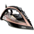 Tefal Ultimate Pure FV9845 Bügeleisen Trocken- & Dampfbügeleisen Durilium Selbstreinigende Grundplatte 3200 W Schwarz  Kupfer - Schwarz/Kupfer