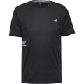 NEW BALANCE Funktionsshirt Herren in black, Größe S