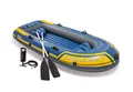 Intex Boot "Challenger 3" SET inkl. Alu-Paddel + Pumpe #68614, bis 320kg, 295x13