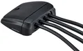 Scanstrut DS-Multi-H Kabeldurchführung, Ø4x15mm, Kunststoff, schwarz