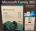 Microsoft 365 Family Vollversion Box 6 Personen 1 TB PC/Mac/iOS/Android OVP NEU