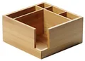 KESPER 70851 Serviettenspender-Besteckkasten 5-fach aus FSC-zertifiziertem Ba...