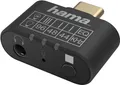 Hama - Adapter USB-C auf Klinkenstecker - 24 pin USB-C männlich zu mini-phone stereo 3,5 mm weiblich - Schwarz (00200302)