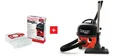 Numatic Staubsauger "Henry Classic" HVR 200-11, Rot Trockensauger Kesselsauger