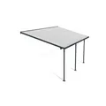 Palram Canopia Feria Terrassenüberdachung anthrazit 546x295x260-305 in cm (LxBxH)