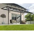Palram - Canopia Terrassenüberdachung Feria Anthrazit 3x5.46