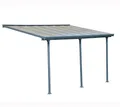 Terrassendach Terrassenüberdachung Aluminium Canopia anthrazit 295x546x305cm