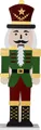 Star LED-Tischdeko 'Nutcracker', Nussknacker, bunt,