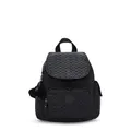 Kipling CITY PACK MINI Kleiner Rucksack, Signature Emb (Schwarz)