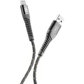 cellularline Vivanco Extreme 1m USB Type A Lightning Schwarz Handykabel