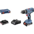 Bosch Professional GSR 18V-21 06019H100A Akku-Bohrschrauber 18V 2.0Ah Li-Ion inkl. 2. Akku, inkl. Koffer, inkl. Ladegerät