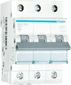 Hager Leitungsschutzschalter MBN325 | 3-polig | 25A | B-Charakteristik | 6kA | 400V AC | 3 Module | Hutschienenmontage
