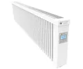AeroFlow Elektroheizung SLIM 2000 mit Schamottekern FlexiSmart-Displayregler elektrische Zusatzheizung, Nachtspeicher Ersatz, Elektroheizkörper-Heizgerät