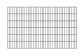 Alberts 642914 Doppelstabmattenzaun | verschiedene Längen und Höhen | kunststoffbeschichtet, anthrazit | Höhe 120 cm